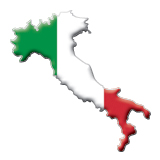 Italy+map+flag